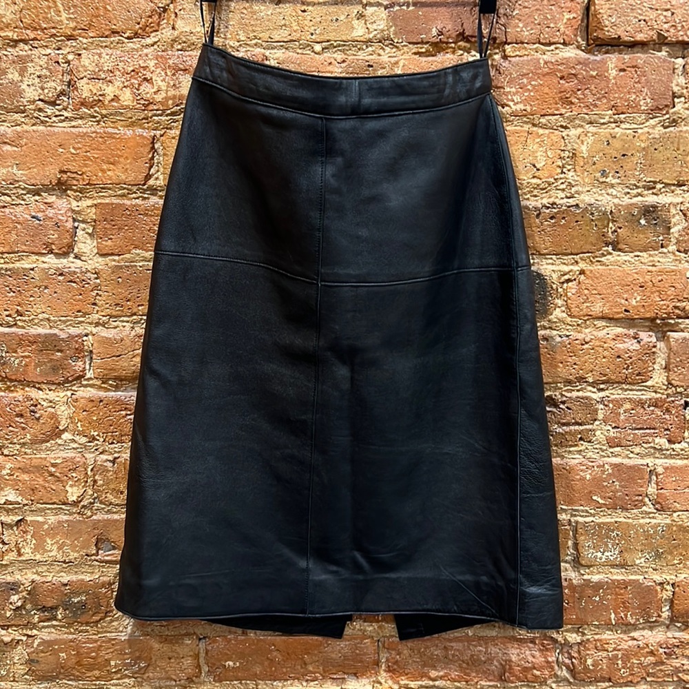 Black Leather Skirt